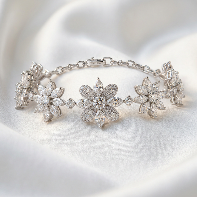 Diamond Bloom Bracelet