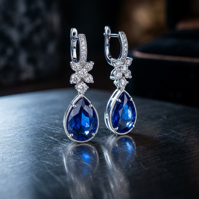 Sapphire Dreams Earrings